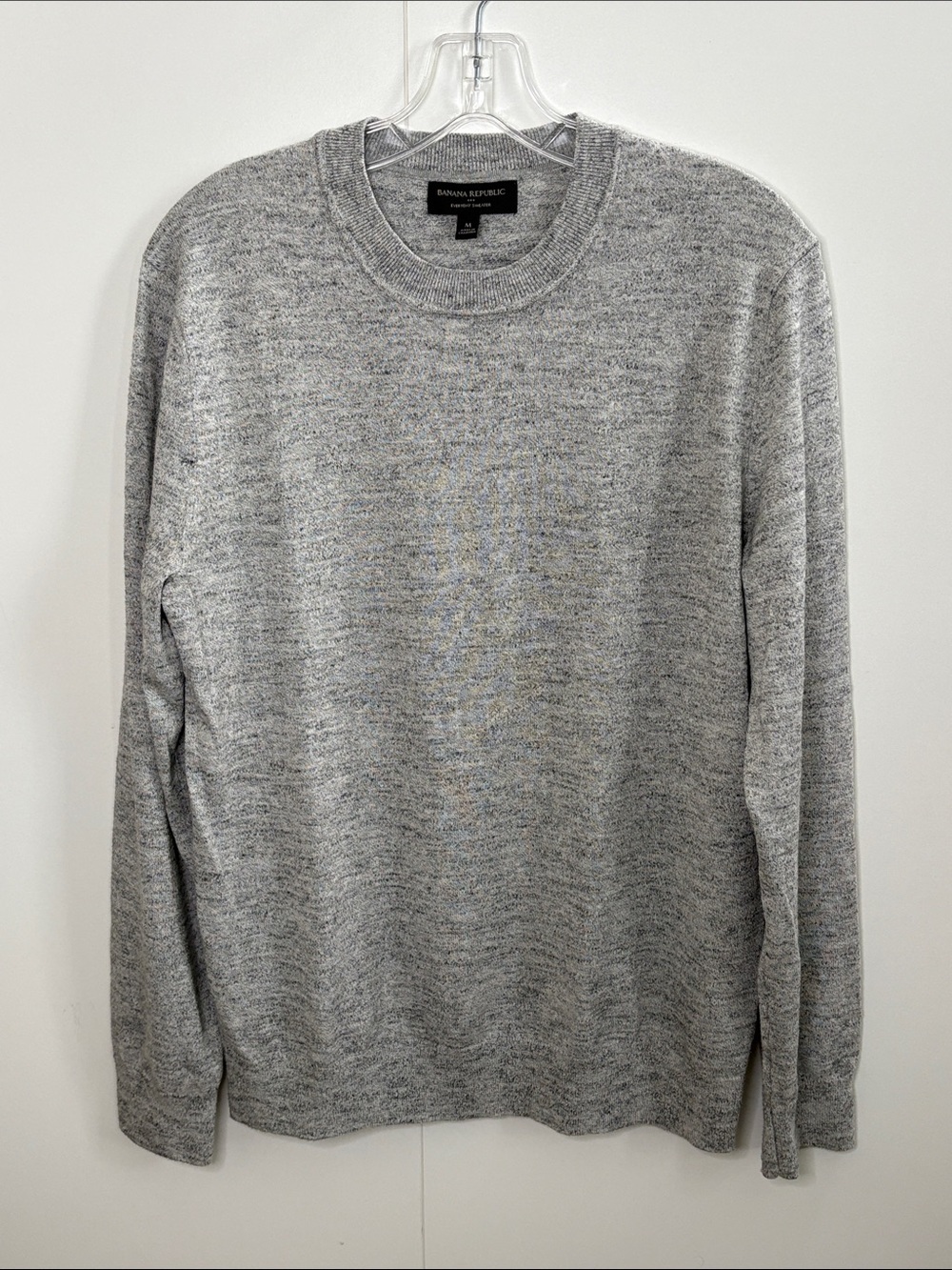 Banana Republic Men's Heather Gray Everyday Crewneck Sweater M